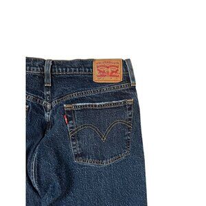 Levi's 501 S Skinny Fit Blue Jeans Dark Wash Denim Men's Size 31 x 28